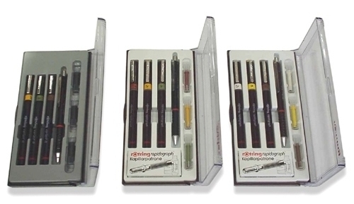 ชุดปากกาเขียนแรพิโดกร๊าฟ Rapidograph แบบ Rotring Junior Set