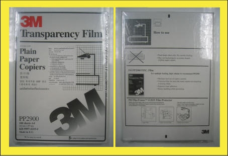 PP2900 แผ่นใสสำหรับเครื่องถ่ายเอกสาร A4 100 SHEETS