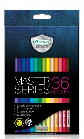 ดินสอสีไม้มาสเตอร์อาร์ต MASTERART/MASTERSERIES 1 หัว 36 สี