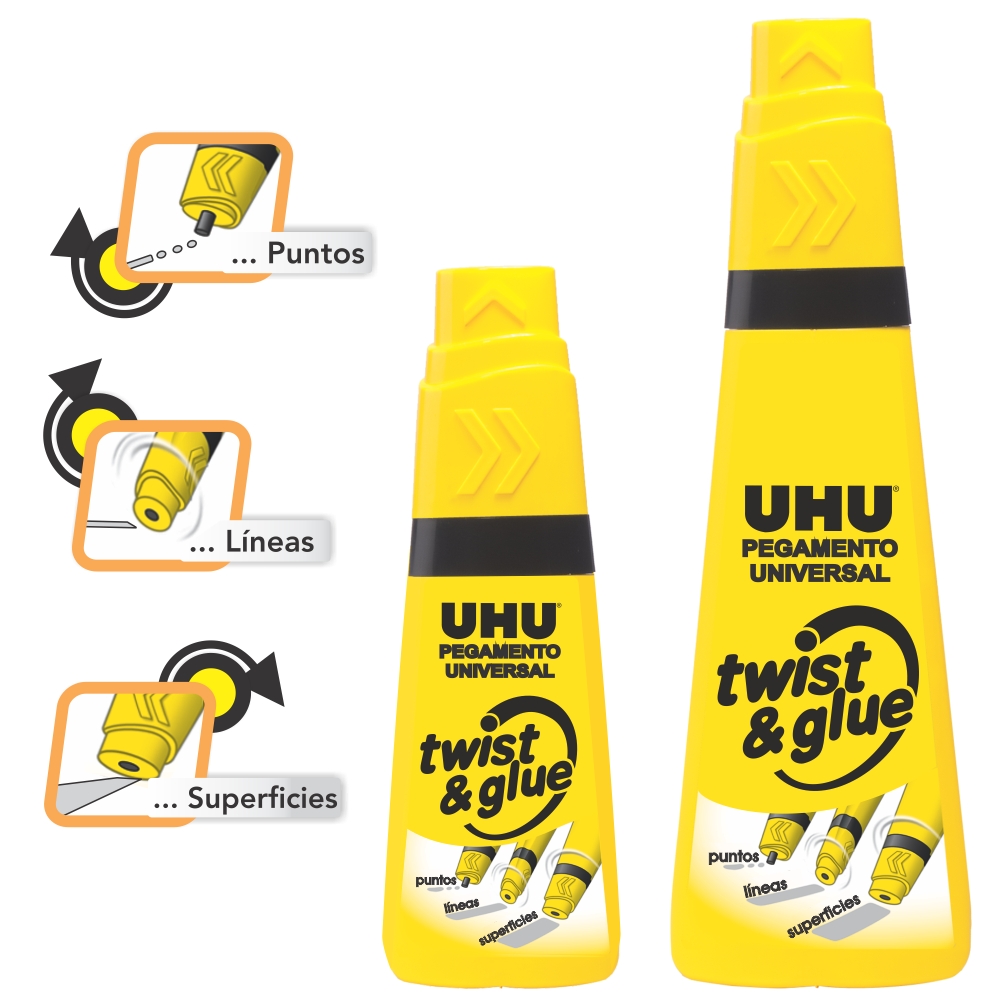 กาวหลอด UHU TWIST& GLUE 35 ml