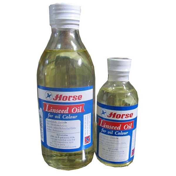 น้ำมัน Linseed Oil ตราม้า 2 oz.