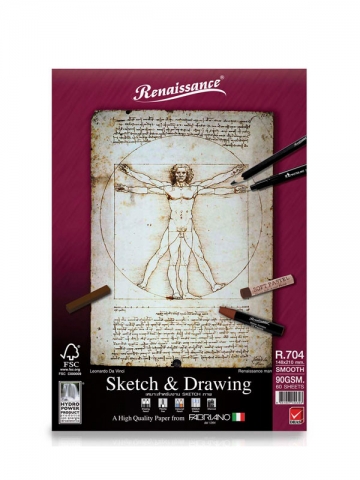 สมุดสเกตซ์ Renaissance Sketch&Drawing - R.704