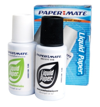 ลิขวิด เปเปอร์ ชนิด แปรง Paper Mate