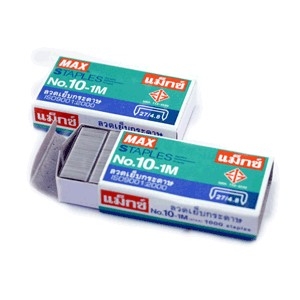 (SALE)ลวดเย็บ Max No.10-1M ขนาด 27/4
