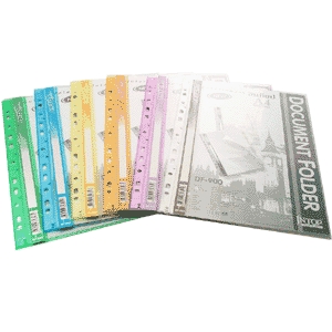 แฟ้มโชว์เอกสาร Intop A4 มีไส้ 10 แผ่น DF-900