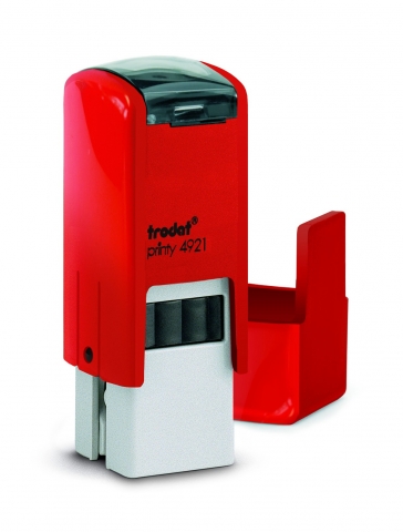 กระบอกจ๊อบ/ตรายางหมึกในตัว trodat PRINTY 4921 สีแดง