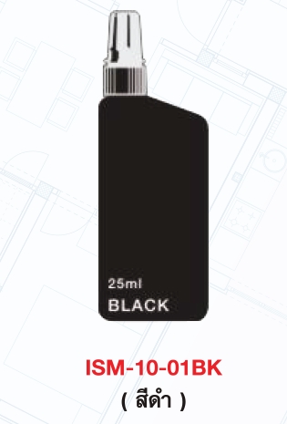 หมึกเติมปากกาเขียนแบบ ISOMARS รุ่น Technoart  ISM-10-01Black