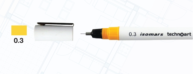 ปากกาเขียนแบบ ISOMARS รุ่น Technoart No.ISM-10-03