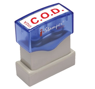 ตรายางข้อความหมึกในตัว I-Stamper - ( C.O.D.)