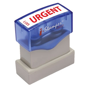 ตรายางข้อความหมึกในตัว I-Stamper - ( URGENT)