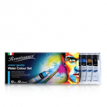 ชุดสีน้ำ Renaissance Water Colour Set 12สี 12ml