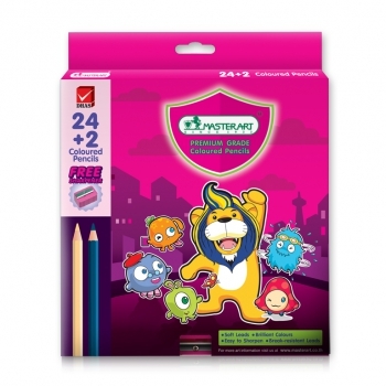 ดินสอสีไม้ MASTERART 24 + 2 สี