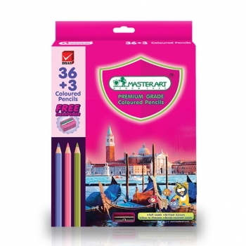 ดินสอสีไม้ MASTERART 36 + 3 สี