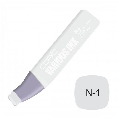 น้ำหมึกเติม ปากกา Copic ญี่ปุ่น สี N1 Neutral Gary No.1