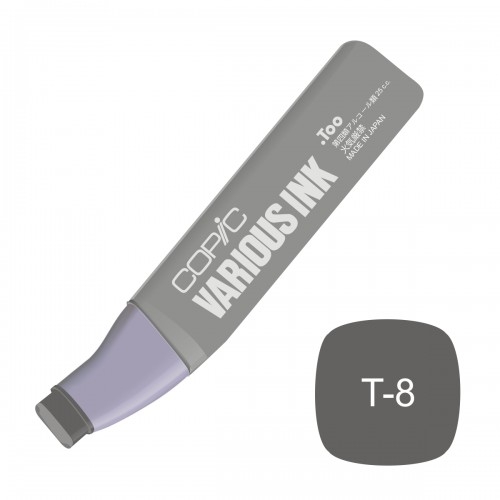 น้ำหมึกเติม ปากกา Copic ญี่ปุ่น สี T8 Toner Gary No.8