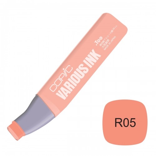 น้ำหมึกเติม ปากกา Copic ญี่ปุ่น สี R05 Salmon Red