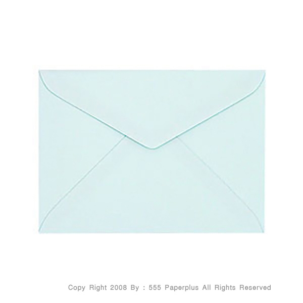 ซองหอมแอลคิว 555 C8.5(8 1/2) ฝาสามเหลี่ยม สีฟ้า