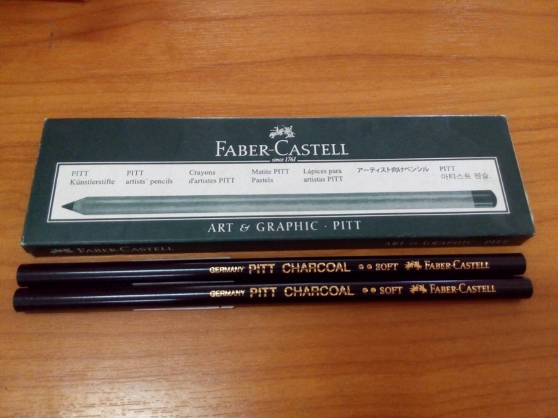 ดินสอเฟเบอร์คลาสเทล FABER-CASTETT PITT CHARCOAL 117403