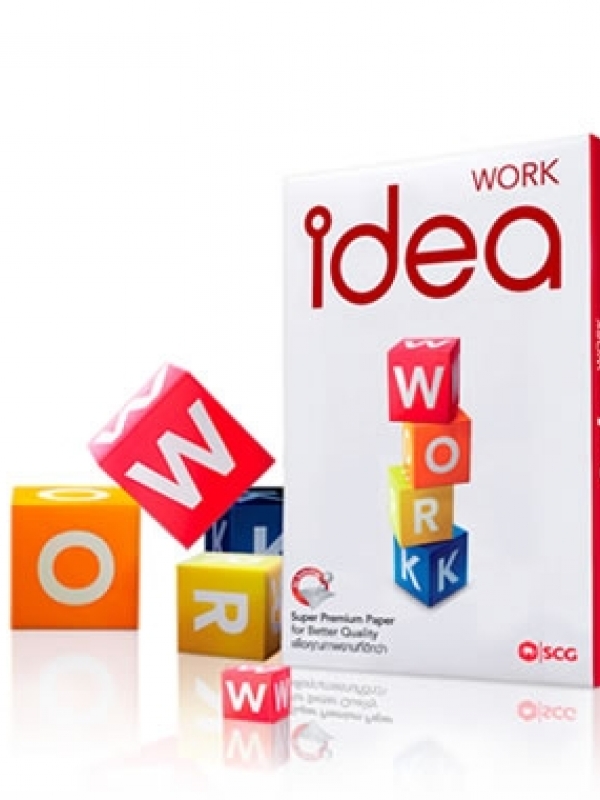 (SALE)กระดาษ IDEA WORK ขนาด A4 80 Gsm.