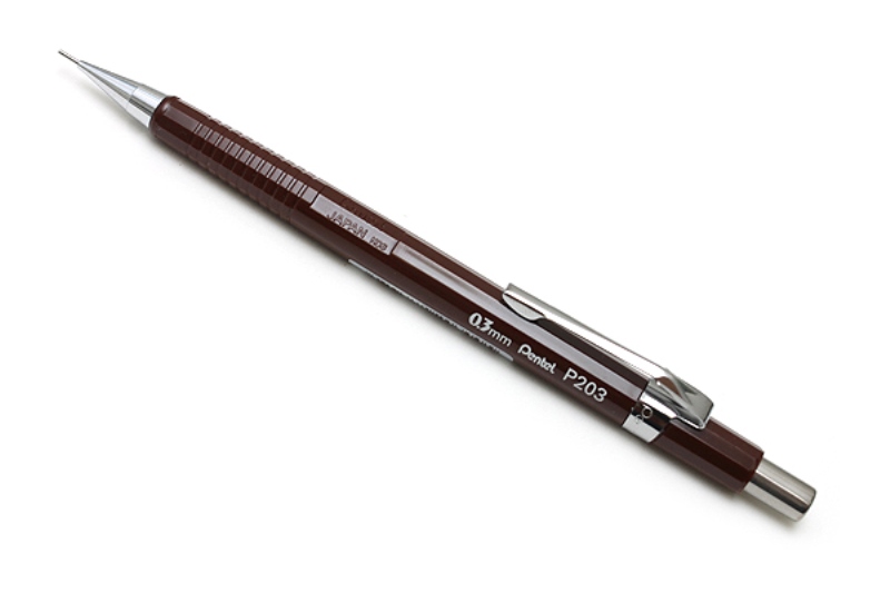 ดินสอกด Pentel 0.3mm. P203E