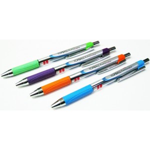 ปากกาลูกลื่น CELLO 0.7 mm. รุ่น Topball สีน้ำเงิน ด้ามคละสี