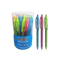 ปากกาน้ำมัน YOYA 1076 - 0.5mm. สีน้ำเงิน