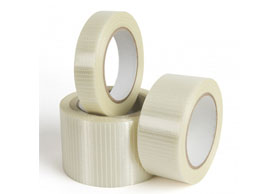 เทปเส้นใยสองทาง Nuvo Cross line Filament Tape สีใส ขนาด 48mm.x18M.