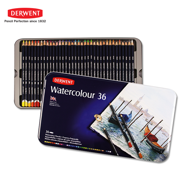 ดินสอสีไม้ DERWENT 1832 36 สี