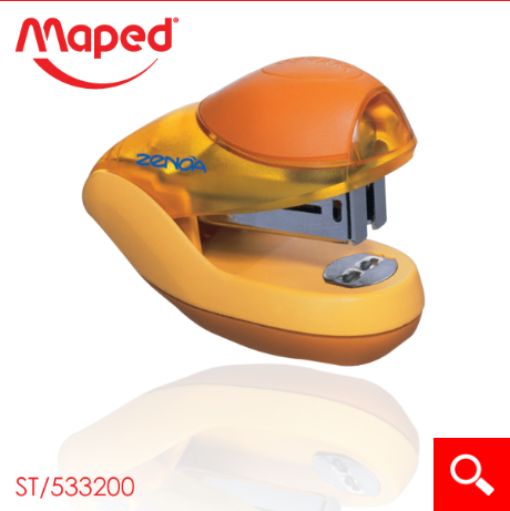ตัวเย็บ Maped Zenoa soft No.533200 (ใช้ลวดเย็บ 26/6 / 24/6 ) คละสี