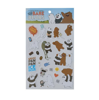 Sticker WBB9000 WE BARE BEARES Cartoon Network ขนาด 160x94 mm.