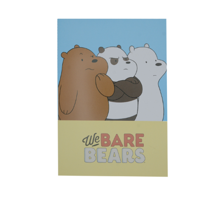 สมุดริมด้าย B5 WBB2015 WE BARE BARES ขนาด 176x250 mm