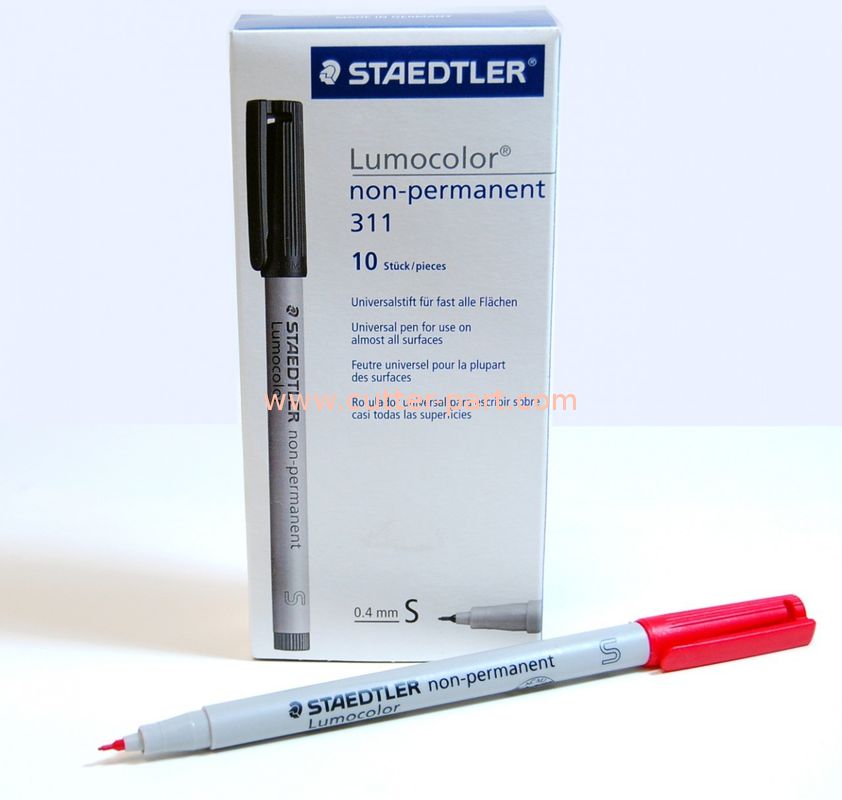 ปากกา STAEDTLER ขนาด S ชนิด non-permanent สีแดง