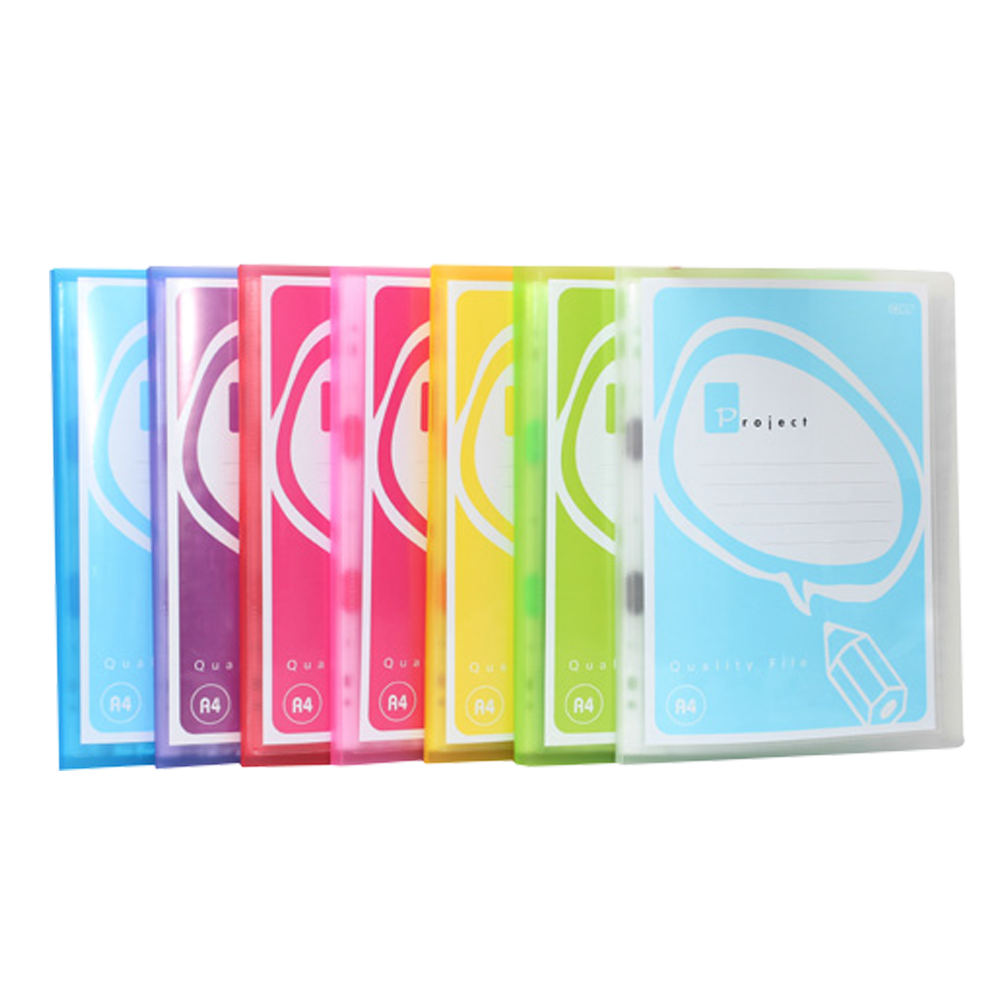 แฟ้มพรีเซ็น ORCA  A5 สีทึบ (คละสี) เพิ่มไส้ได้