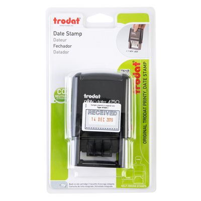 ตรายางวันที่ +RECEIVED หมึกในตัวTrodat TH/EN TR-4750/L1 ทุกสี