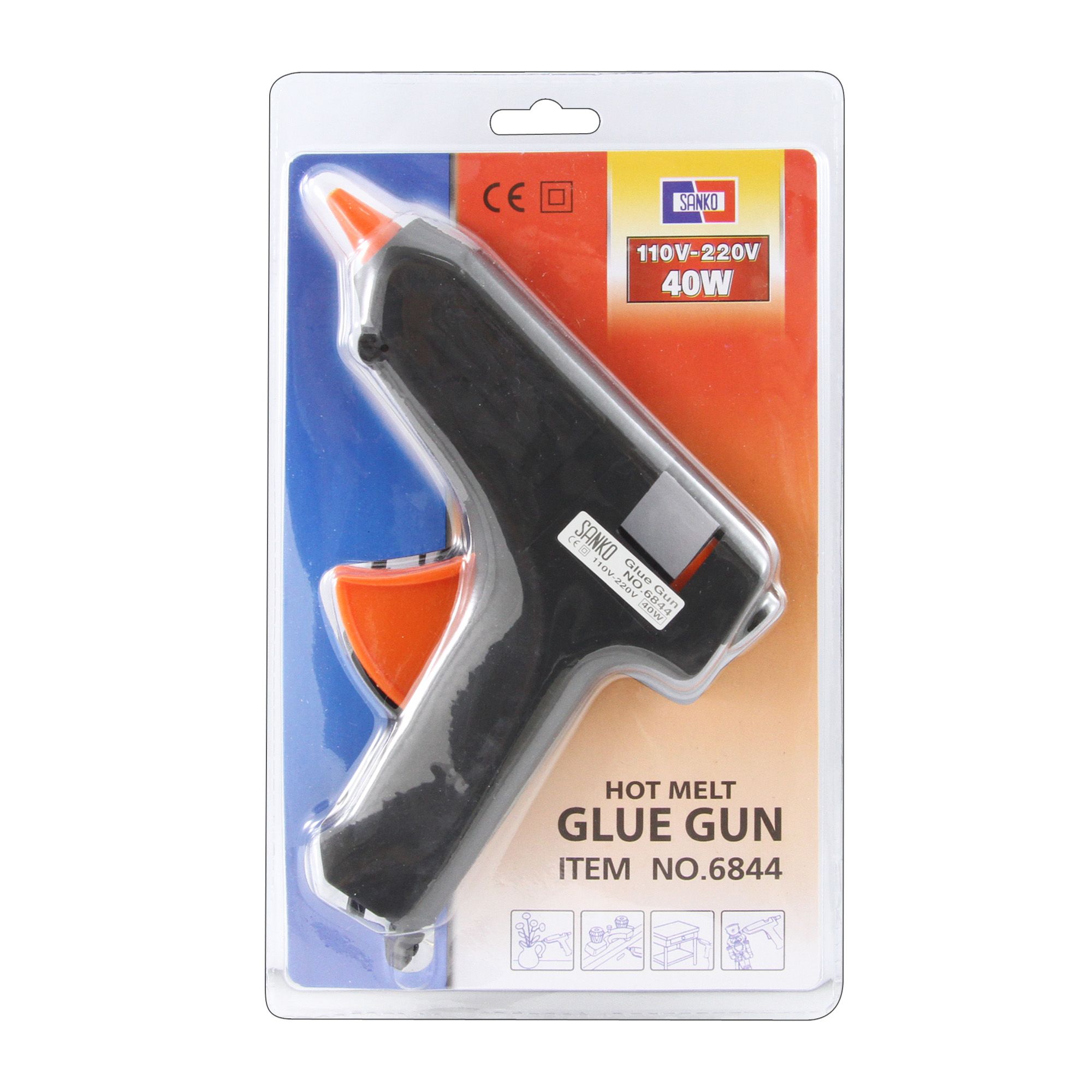 ปืนยิงกาวอันใหญ่ SANKO HOT MELT Glue Gun No.6844 110V-220V 10W