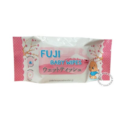 กระดาษทิชชู ผ้าเช็ดทำความสะอาดแบบเปียก ฟูจิ Fuji Baby Wipes (จุ 40 แผ่น)