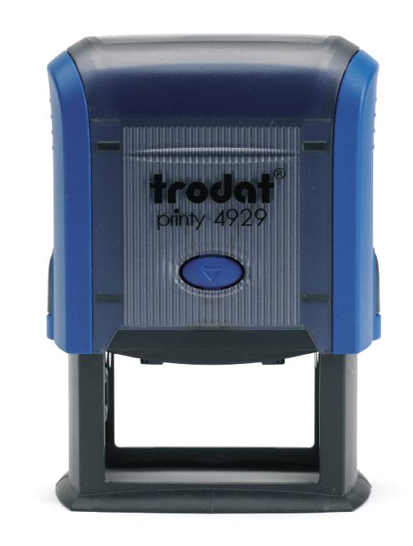 กระบอกจ๊อบ/ตรายางหมึกในตัว trodat PRINTY 4929 สีน้ำเงิน