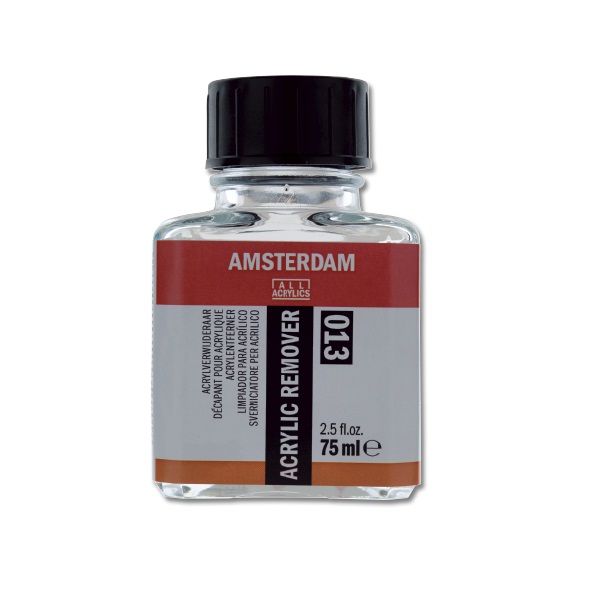 น้ำยาขจัดคราบสีอะคริลิค AMSTERDAM ACRYLIC REMOVER 013 ขนาด 75ml.