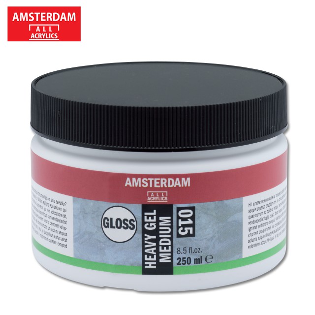 สื่อผสม AMSTERDAM  HEAVY GEL MEDIUM GLOSS No.015  250 ml. (คุณสมบัติเงา)