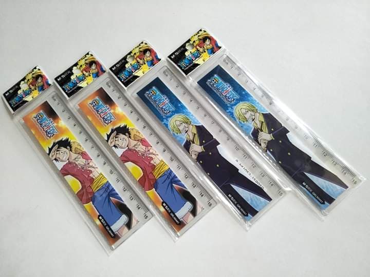 ไม้บรรทัดพลาสติก วันพีช ONE PIECE 15 cm. M&G QRLN0441