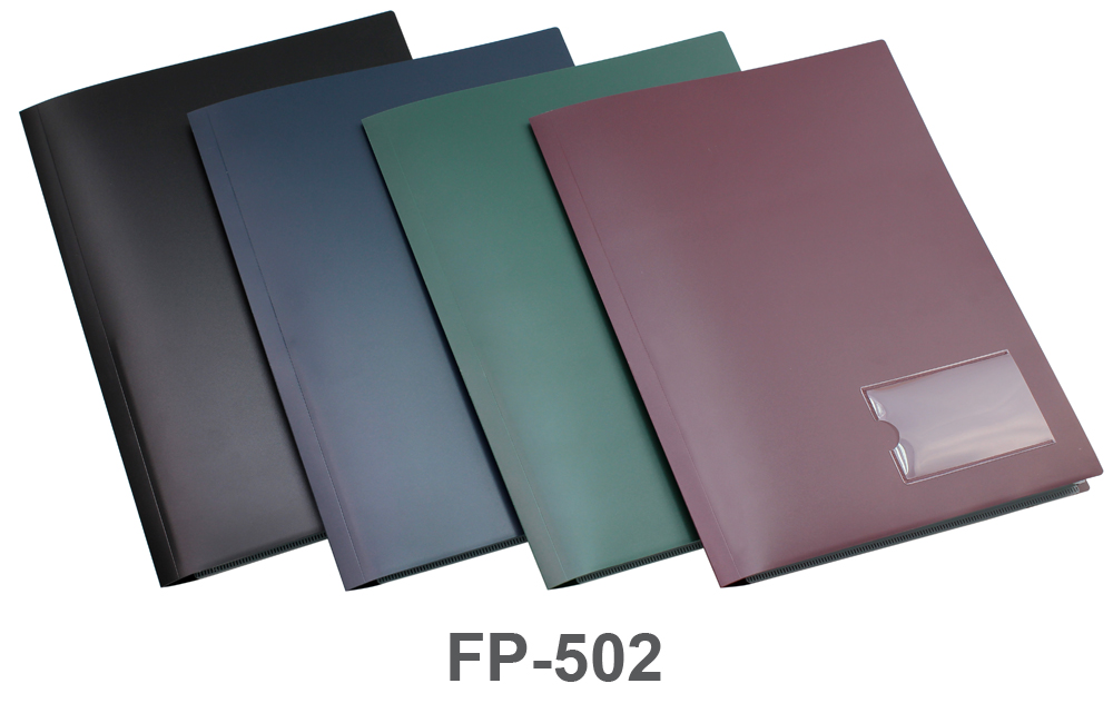 แฟ้มพับพลาสติก 2 ช่อง ขยายข้าง Ost  Expanaind 2-Pocket Folder ขนาด a4
