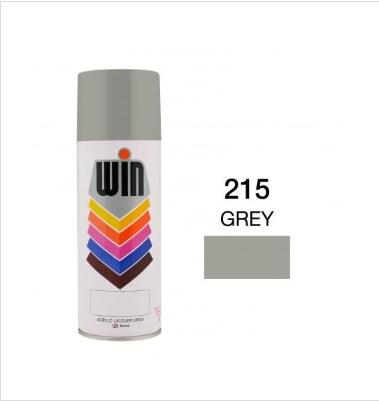 สีสเปรย์ อเนกประสงค์ WIN 400 CC Light Grey (สีเทา) #215