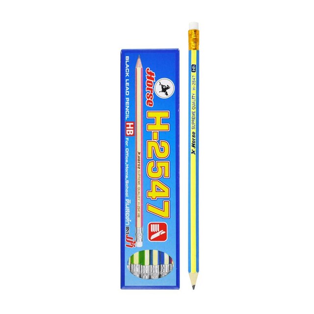 ดินสอดำ HB ตราม้า H-2547