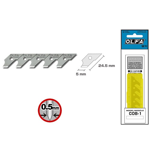 ใบมีดคัตเตอร์ OLFA รุ่น COB-1