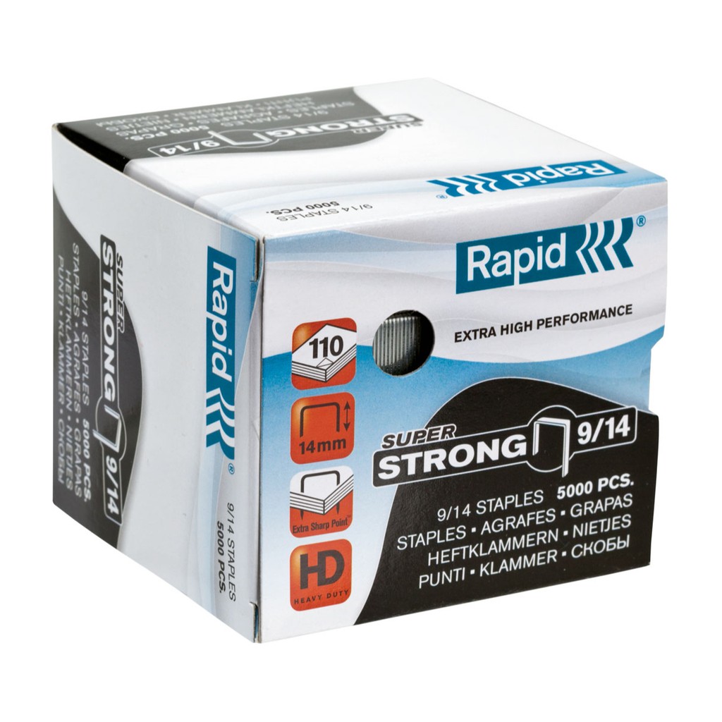 ลวดเย็บ Rapid No. 9/14 ขนาด 14mm. - 5000 Pcs.