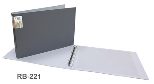 แฟ้ม Intop Smart Ring Binder A3 แนวนอน No.RB-221 คละสี